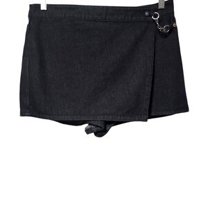 Forever21 Denim Skort Charcoal sz L